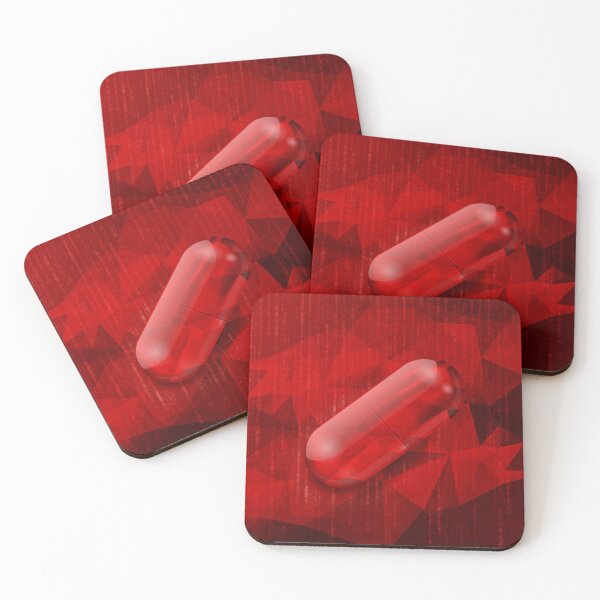 Item preview, red pill in red designed and sold by piakestore.