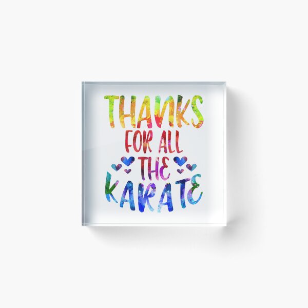Item preview, Thanks For All The Karate watercolor designed and sold by Byrd-Maureen.