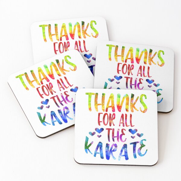 Item preview, Thanks For All The Karate watercolor designed and sold by Byrd-Maureen.