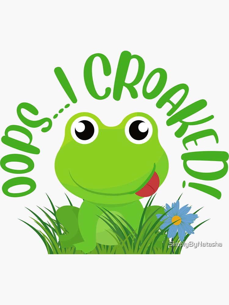 Oops...I Croaked, Frog by SimplyByNatasha