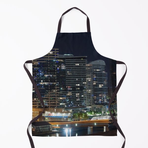 Item preview, Melbourne city docklands precinct nightscape full of lights designed and sold by James-Cole.