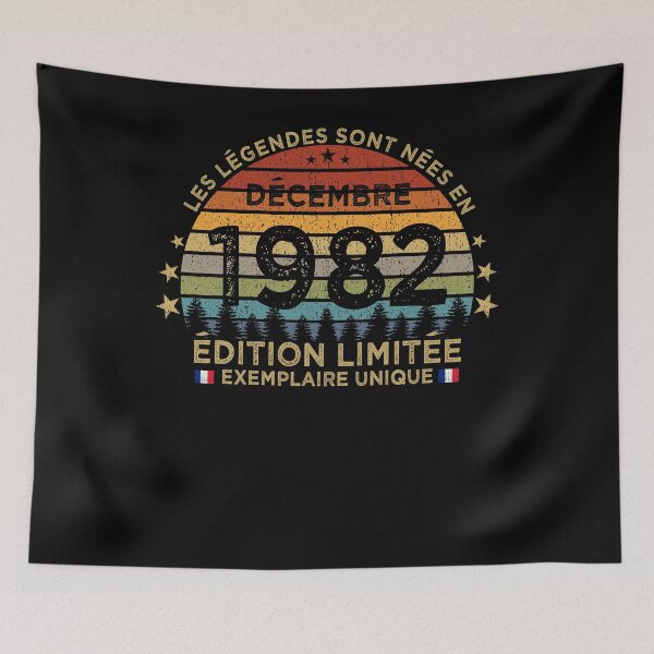 Item preview, Anniversaire 40 Ans Les Legendes Sont Nees en Decembre 1982 designed and sold by cssdru.