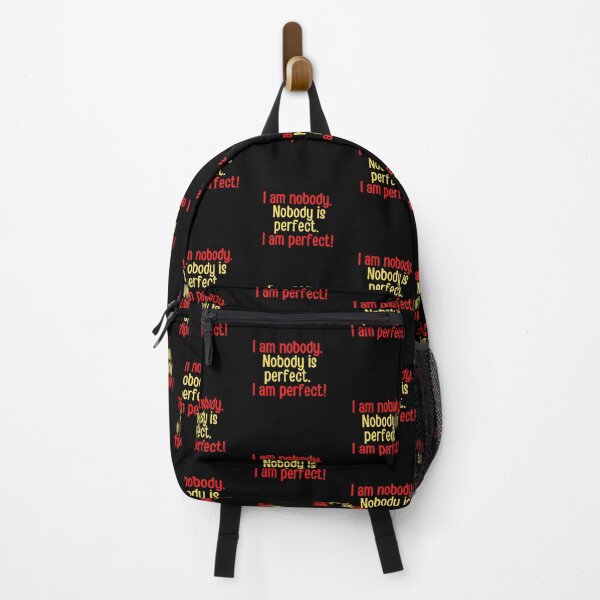 Item preview, I am nobody, nobody is perfect designed and sold by Peter Stawicki.