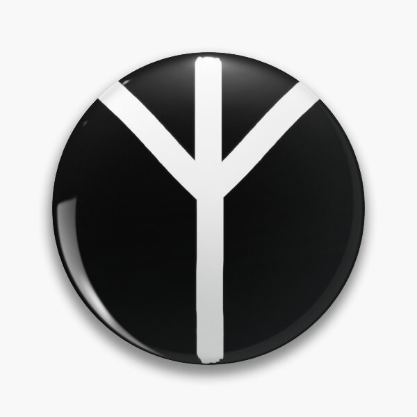 Item preview, White Algiz Rune - Paintbrush designed and sold by Diverlier.