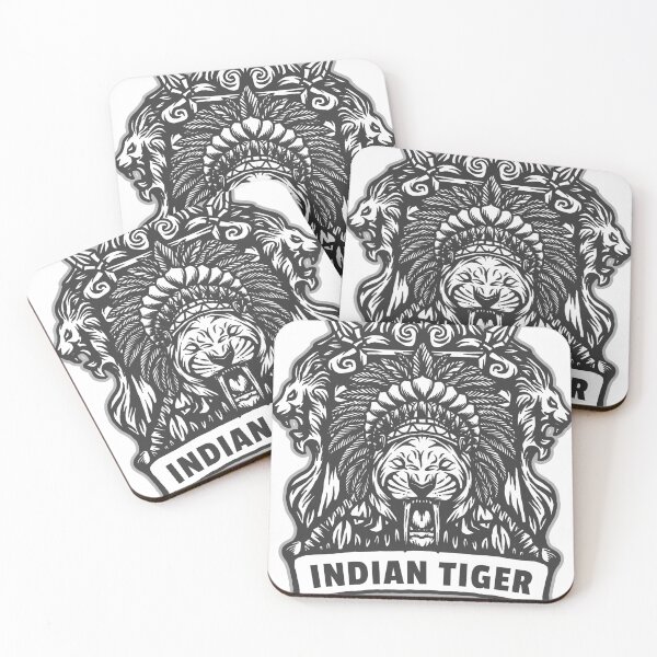 Item preview, Indian tiger hand draw  designed and sold by Sulong Boat.