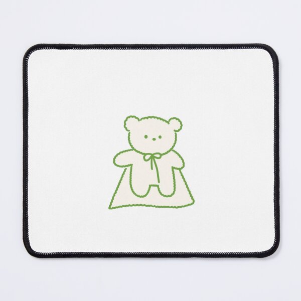 Item preview, green bear picnic doodle designed and sold by live free.