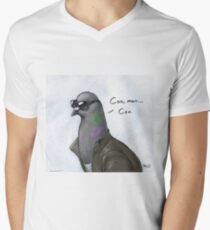 Coo' Man, Coo' Pigeon Men's V-Neck T-Shirt