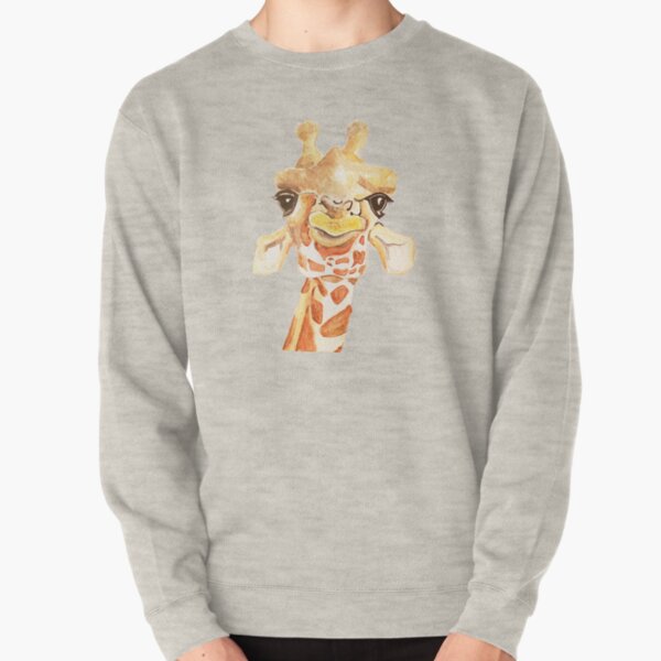 Giraffe Pullover Sweatshirt