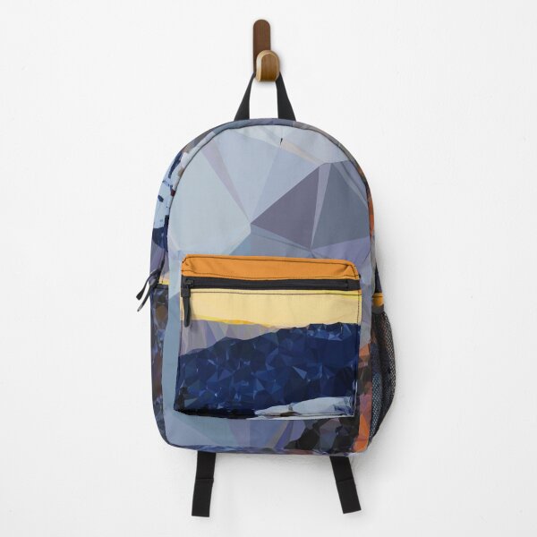 Item preview, Road in Snowy Landscape Low Poly Geometric designed and sold by Vicky Brago-Mitchell®.