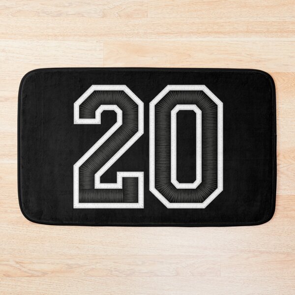 Item preview, 20 Black Jersey Sports Number twenty Football 20 designed and sold by elhefe.