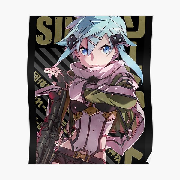 Poster 42x24 cm Sword Art Online Alternative Gun Gale Llenn Pitohui Manga 02 