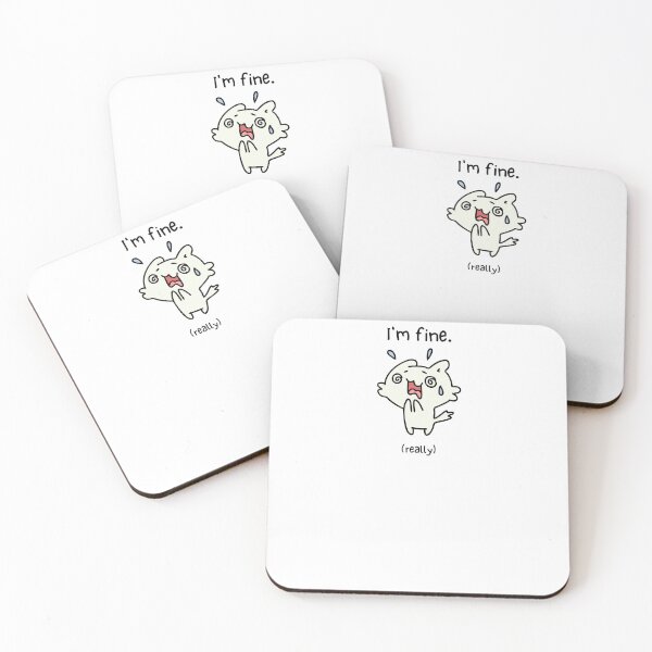 Item preview, I'm fine (really) designed and sold by ShaneinJapan.