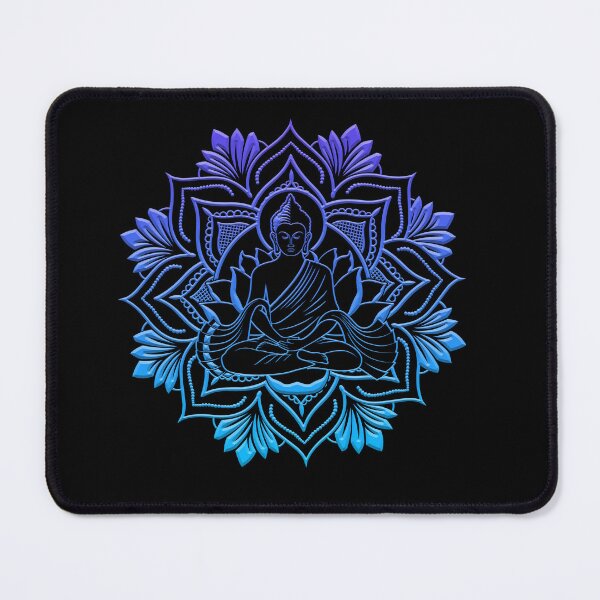 Item preview, Blue metallic buddha designed and sold by Aquietbeauty.
