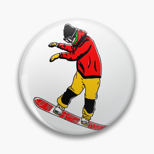 Item preview, Snowboarder in winter on the snow in freestyle designed and sold by Gilbygilles.