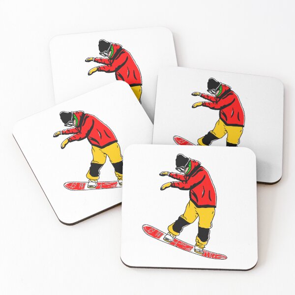 Item preview, Snowboarder in winter on the snow in freestyle designed and sold by Gilbygilles.