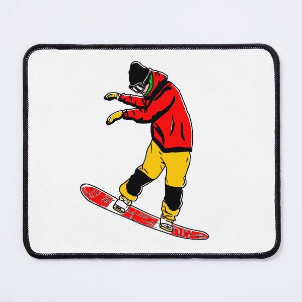 Item preview, Snowboarder in winter on the snow in freestyle designed and sold by Gilbygilles.
