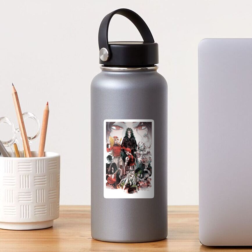 Muzan With Upper Moons Classic Sticker By ElgaAmato Redbubble muzan-with-upper-moons-classic-sticker-by-elgaamato-redbubble