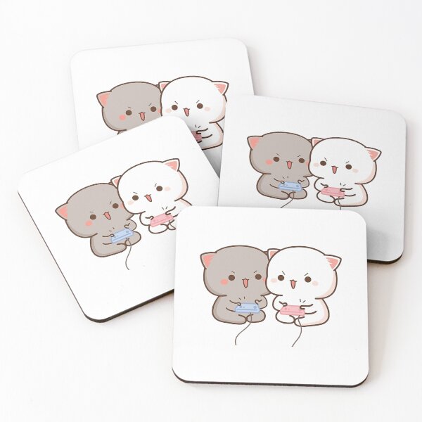 Item preview, cute mochi peach cat   designed and sold by PrinceMousaNo1.