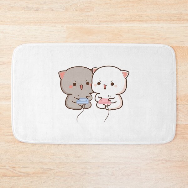 Item preview, cute mochi peach cat   designed and sold by PrinceMousaNo1.
