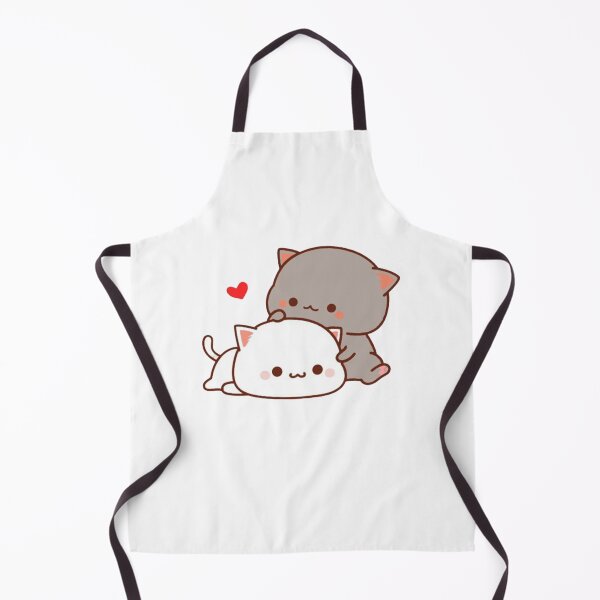 Item preview, cute mochi peach cat designed and sold by PrinceMousaNo1.