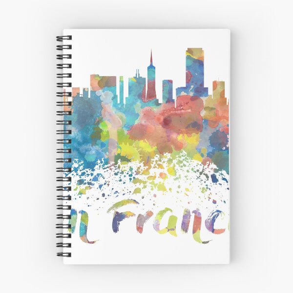 Item preview, San Francisco Water Color Skyline designed and sold by CanvasGuys.