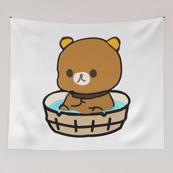 Item preview, rilakkuma kawaii bathroom    designed and sold by PrinceMousaNo1.