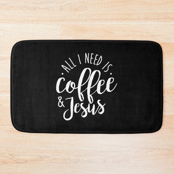 Item preview, All I Need is Coffee and Jesus Christian Coffee Lover designed and sold by vincentalan.