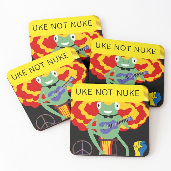 Item preview, UKE NOT NUKE, PRAYER FOR PEACE UKRAINE, NEEDS A HELPING HAND designed and sold by Highhocreations.