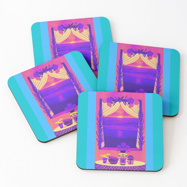 Item preview, Neon Blue Zen Home  designed and sold by artbyomega.