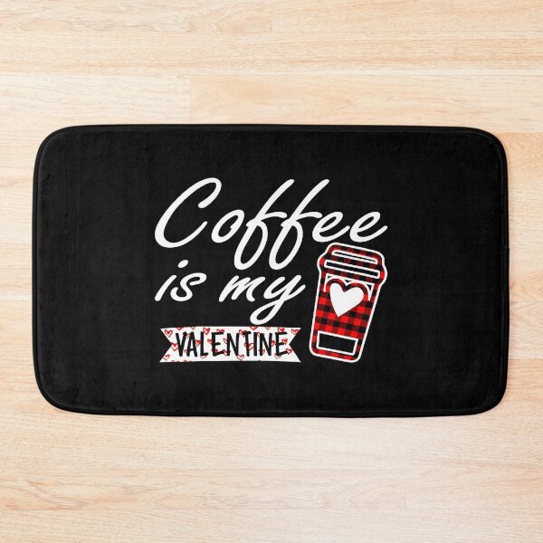 Item preview, Coffee is My Valentine Red Buffalo Plaid designed and sold by vincentalan.
