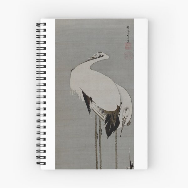 Item preview, Two Cranes 1795 Itō Jakuchū |  designed and sold by Atomiccat.