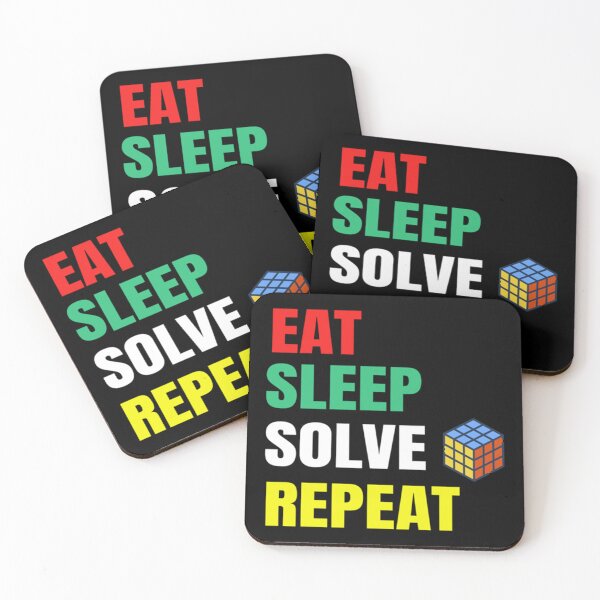Item preview, Eat Sleep Solve Repeat Speed Cubing Puzzle Cube   designed and sold by lizethHarr.