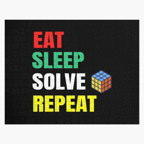Eat Sleep Solve Repeat Rubik Cube T-Shirt Humor Parody Funny T-Shirt Eat Sleep Solve Repeat Rubik Cube T-Shirt Humor Parody Funny T-Shirt