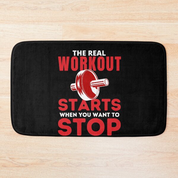 Item preview, The Real Workout Starts When You Want To Stop designed and sold by Retrovas.