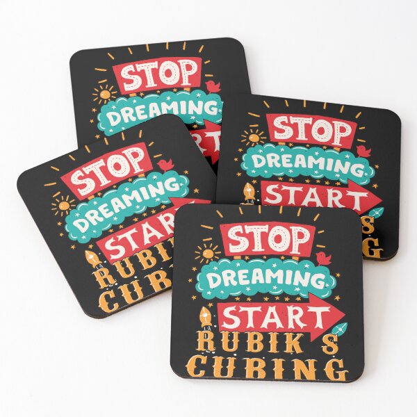 Item preview, Stop Dreaming Start Rubik_s Cubing   designed and sold by lizethHarr.