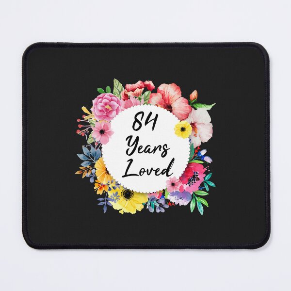 Item preview, 84 Years Loved, 84th Birthday Floral Sweatshirt designed and sold by DahlilaJo.