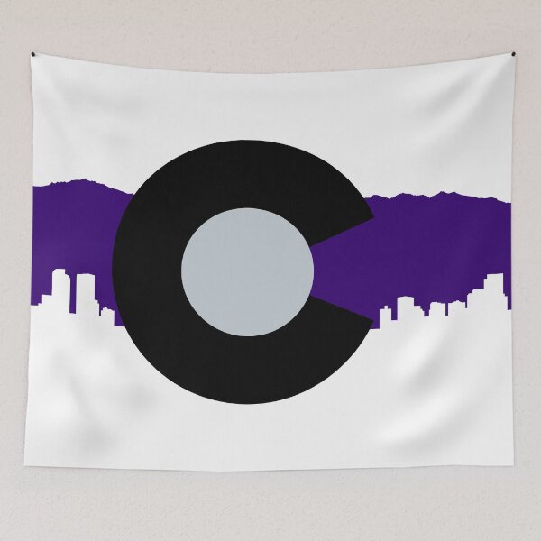 Artikelvorschau, Colorado-Staatsflagge - Rockies 4 entworfen und verkauft von HootMoose.