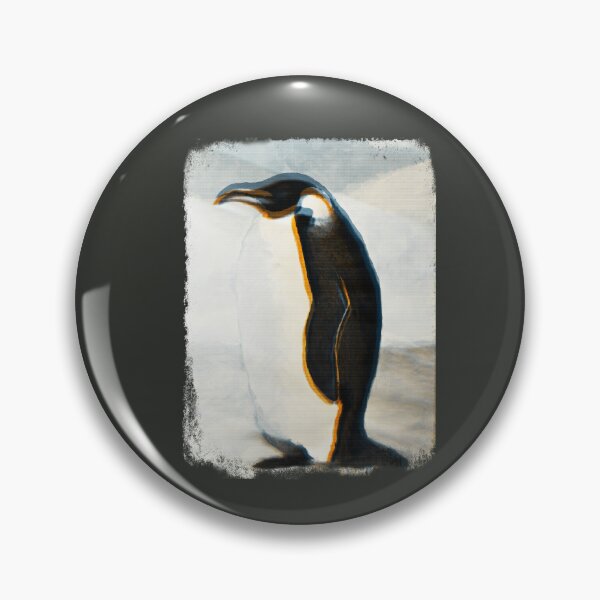 Item preview, Emperor Penguin Painting Distorted designed and sold by Dyrk Wyst Redbubble Shop.
