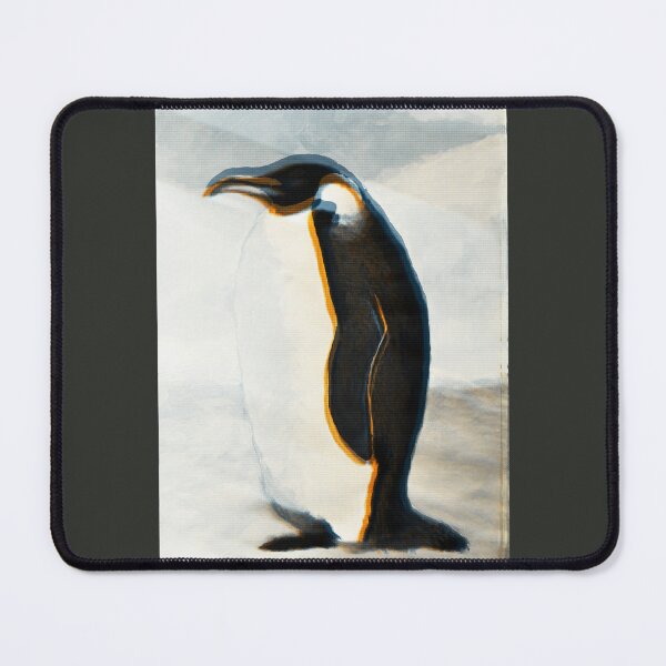 Item preview, Emperor Penguin Painting Distorted designed and sold by Dyrk Wyst Redbubble Shop.