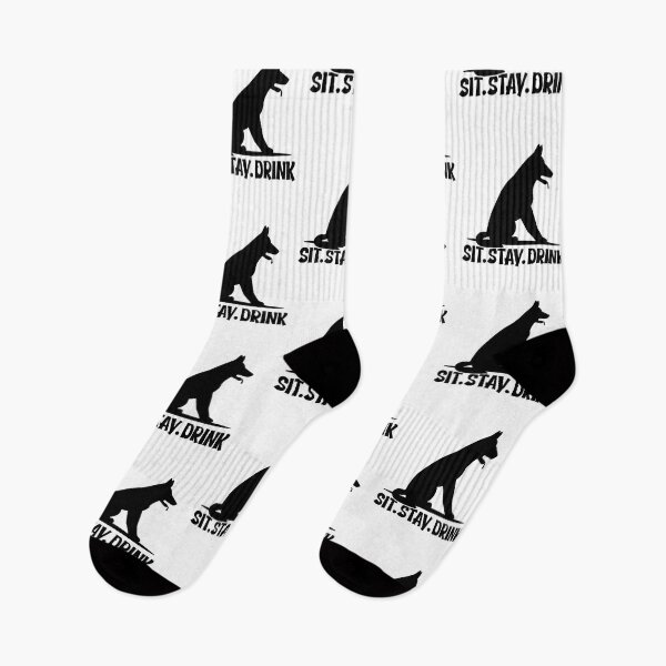 Item preview, Sit. Stay. Drink-gift for dog trainers who like to drink designed and sold by BRtisticDesigns.