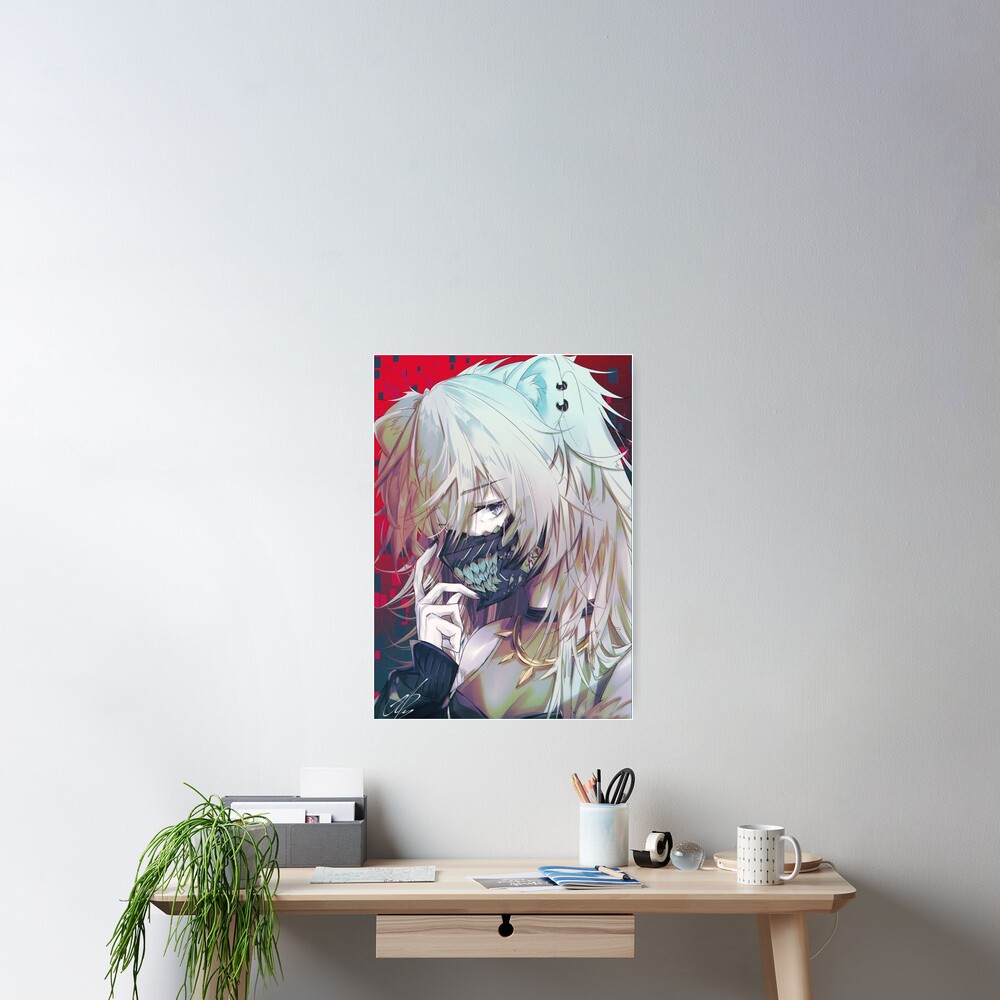 Ghoul Botan, Anime girl  Poster for Sale by AszaAri