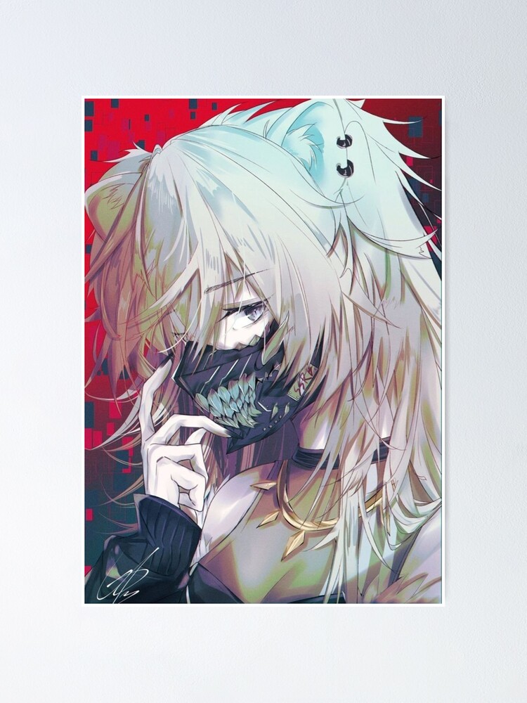 Ghoul Botan, Anime girl  Poster for Sale by AszaAri