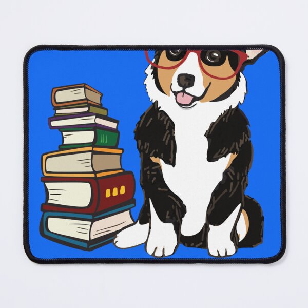 Item preview, Corgi for book lovers, book nerds, readers, or english teachers Sticker designed and sold by YannissaVolk.