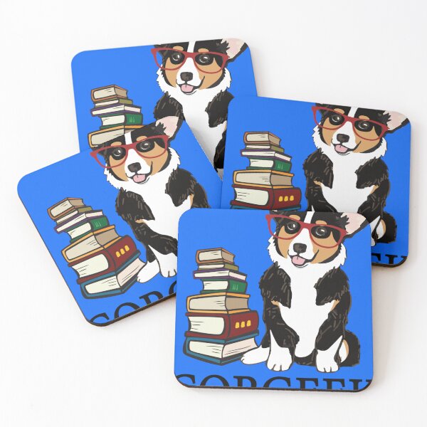 Item preview, Corgi for book lovers, book nerds, readers, or english teachers Sticker designed and sold by YannissaVolk.