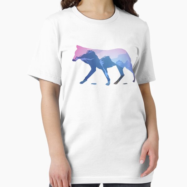 Item preview, Wandering Coyote : Lovely and Colorful Mountain Scene designed and sold by mellow-threads.