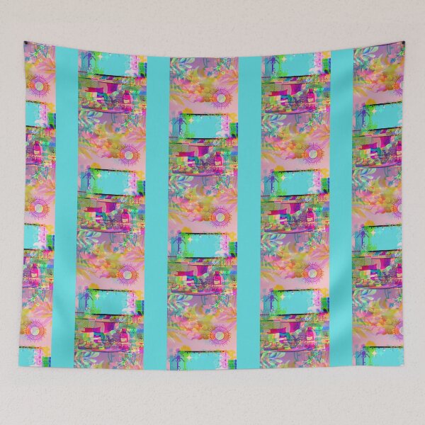 Item preview, Trippy Magical Beach Picnic designed and sold by artbyomega.