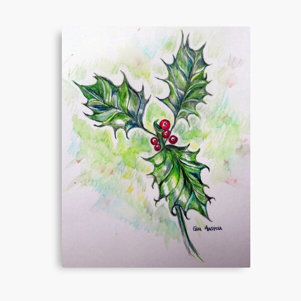 Item preview, Ilex aquifolium designed and sold by Gea Austen.