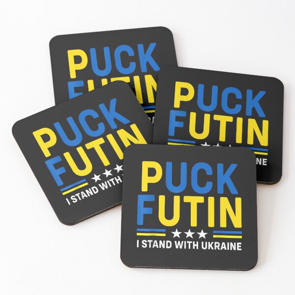 Item preview, Puck Futin I Stand With Ukraine Flag Support T-Shirt designed and sold by Kanter-Gabay.