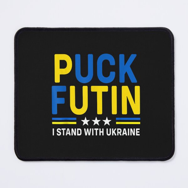 Item preview, Puck Futin I Stand With Ukraine Flag Support T-Shirt designed and sold by Kanter-Gabay.