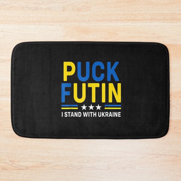 Item preview, Puck Futin I Stand With Ukraine Flag Support T-Shirt designed and sold by Kanter-Gabay.